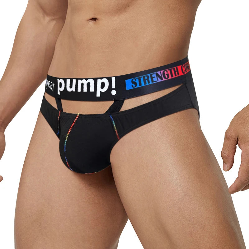 Briefs PUMP! "Strength Comes From Pride" com elástico frontal