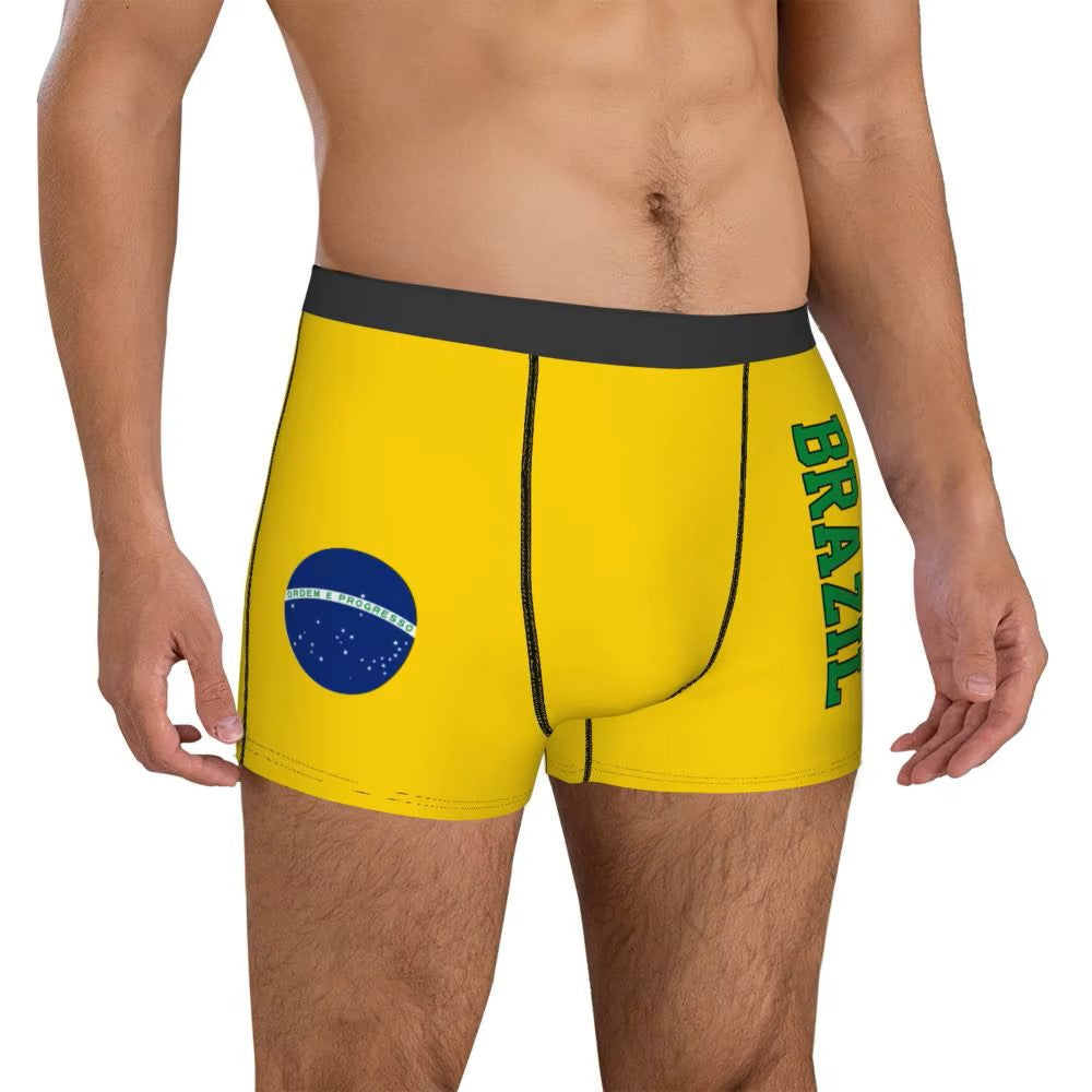 Boxers "Coração Patriota" - Edição Brasil